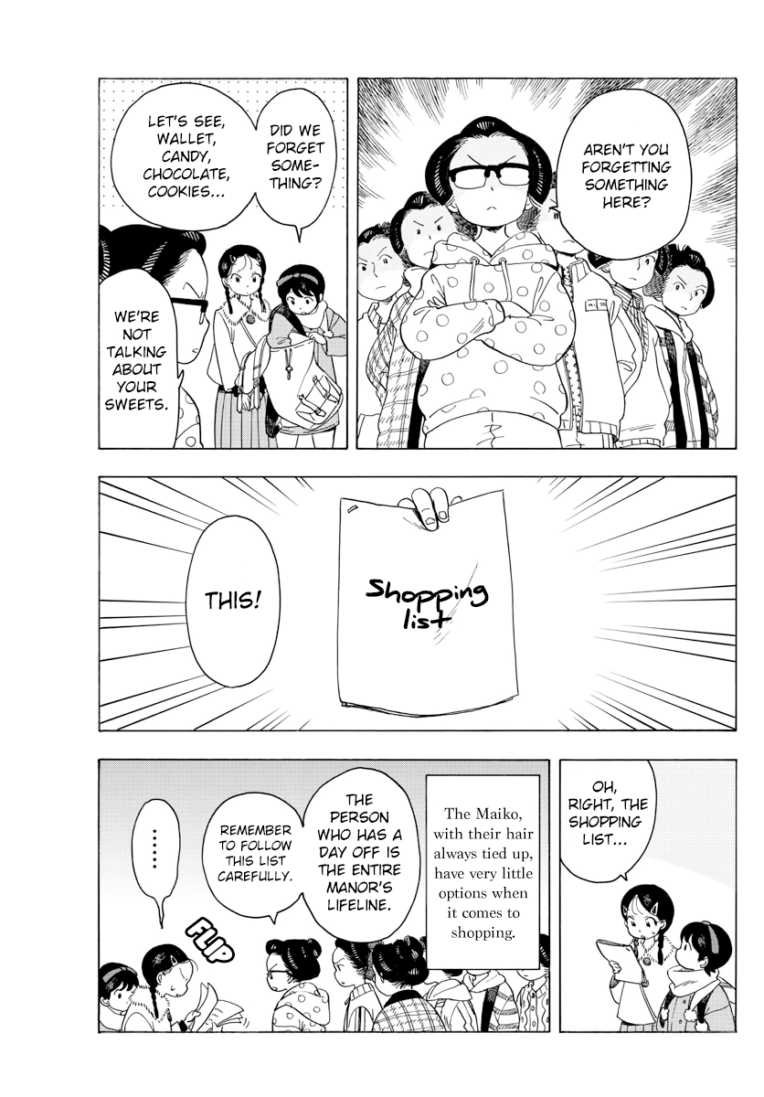 Maiko-san Chi no Makanai-san Chapter 51 page 3 - Chapter 51: Suu-chan's Day off