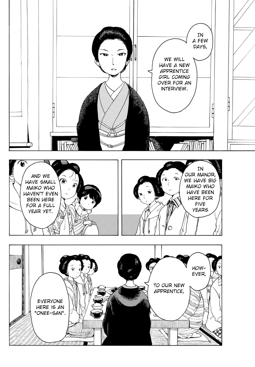 Maiko-san Chi no Makanai-san Chapter 53 page 8 - Chapter 53: Times are Changing