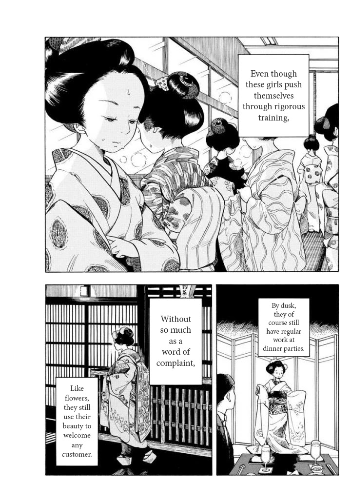 Maiko-san Chi no Makanai-san Chapter 56 page 3 - Chapter 56: Blooming in an Alleyway, Its Beauty Unknown...