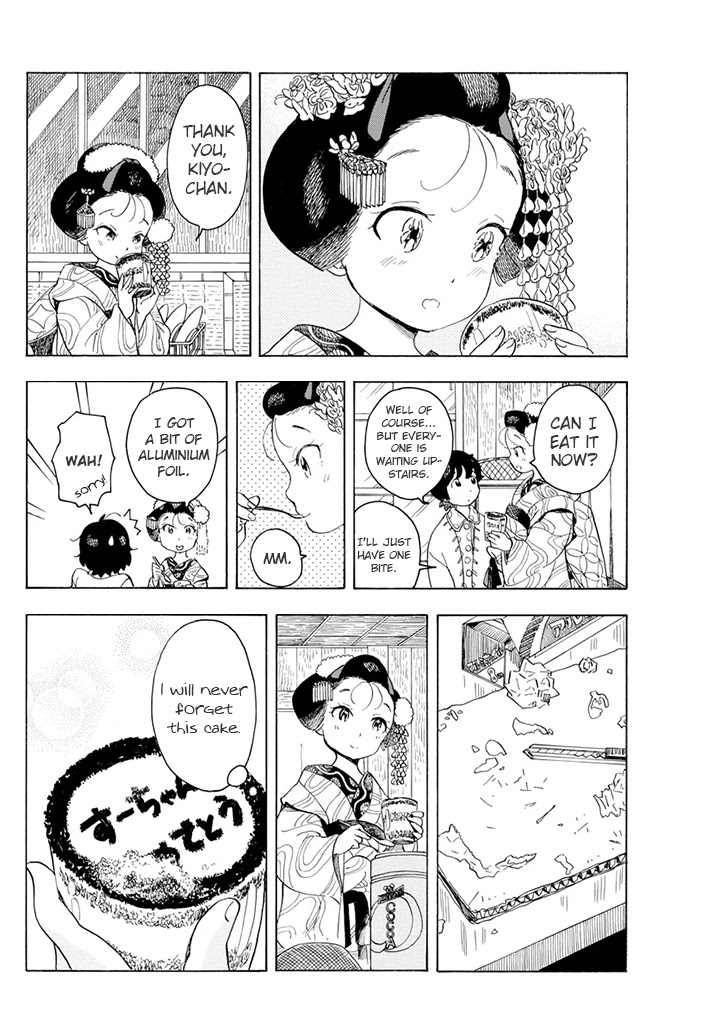 Maiko-san Chi no Makanai-san Chapter 61 page 10 - Chapter 61: Kiyo-chan's Cake, Part 2