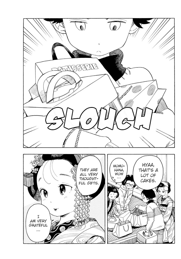 Maiko-san Chi no Makanai-san Chapter 61 page 5 - Chapter 61: Kiyo-chan's Cake, Part 2