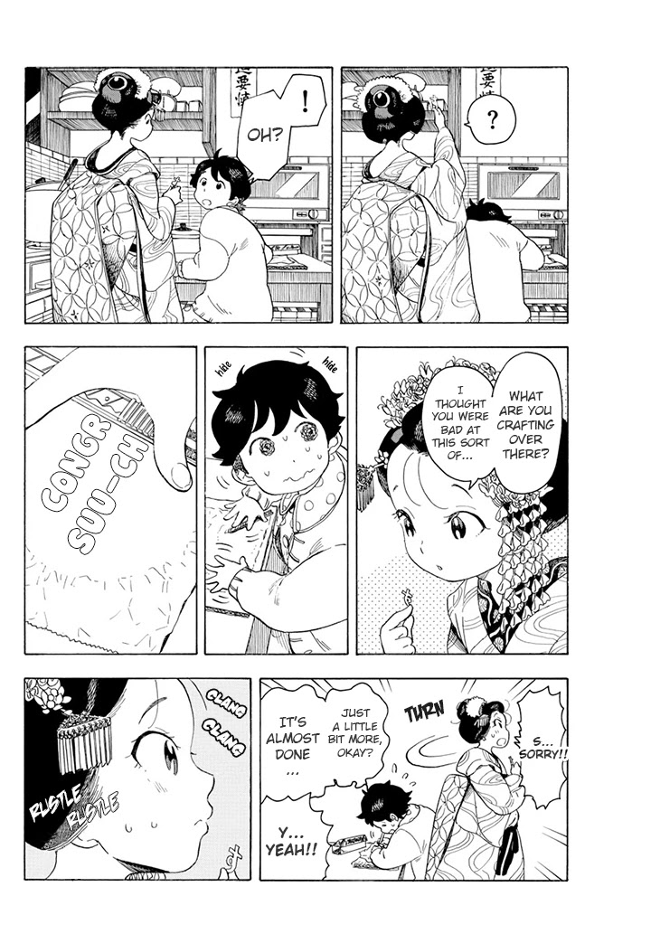 Maiko-san Chi no Makanai-san Chapter 61 page 8 - Chapter 61: Kiyo-chan's Cake, Part 2