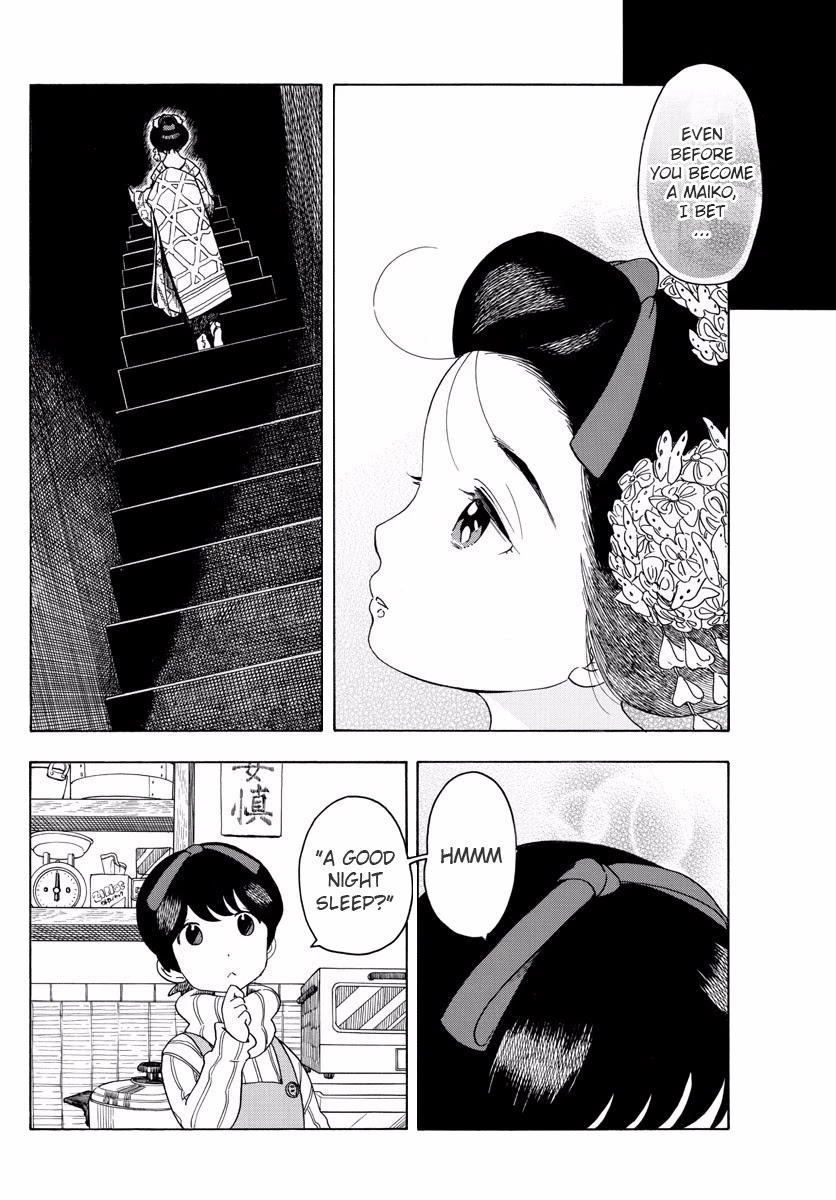 Maiko-san Chi no Makanai-san Chapter 64 page 10 - Chapter 64: The Apprentice's Hair