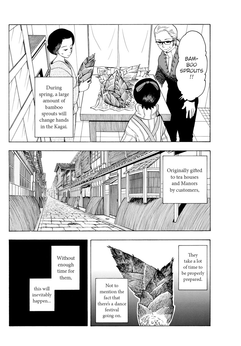 Maiko-san Chi no Makanai-san Chapter 73 page 2 - Chapter 73: Bamboo Sprouts War