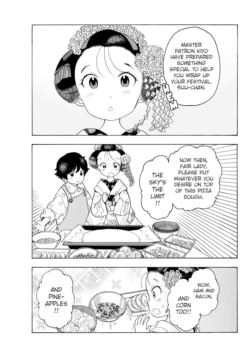 Maiko-san Chi no Makanai-san Chapter 77 page 8 - Chapter 77: Feet-Washing at Home