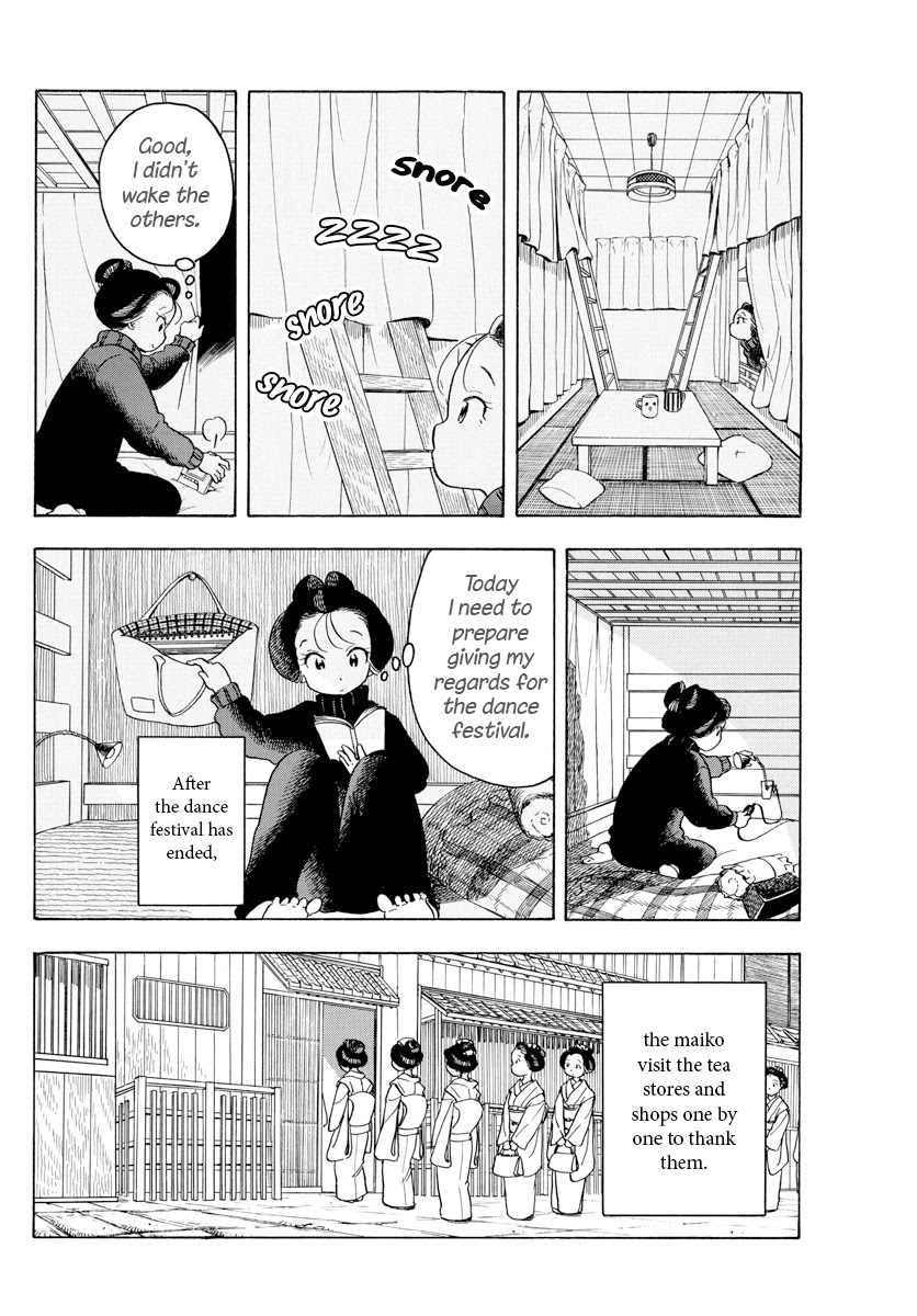 Maiko-san Chi no Makanai-san Chapter 79 page 2 - Chapter 79: Suu-chan, the Early Riser