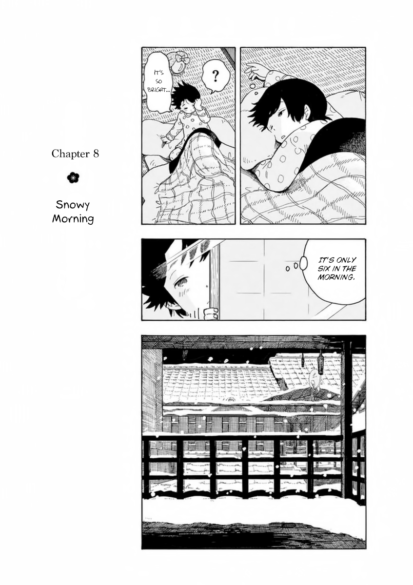 Maiko-san Chi no Makanai-san Chapter 8 page 1 - Chapter 8: Snowy Morning