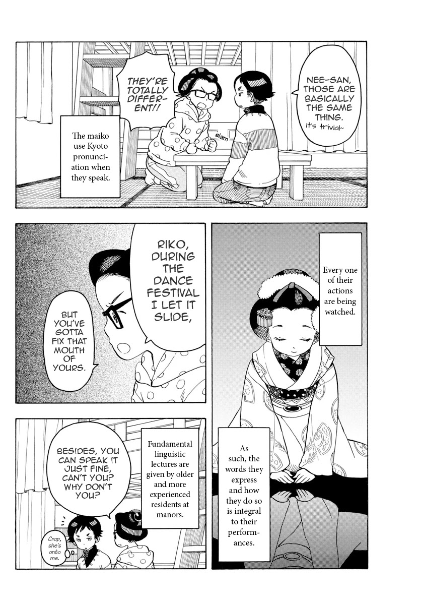Maiko-san Chi no Makanai-san Chapter 80 page 2 - Chapter 80: Kyoto Pronunciation