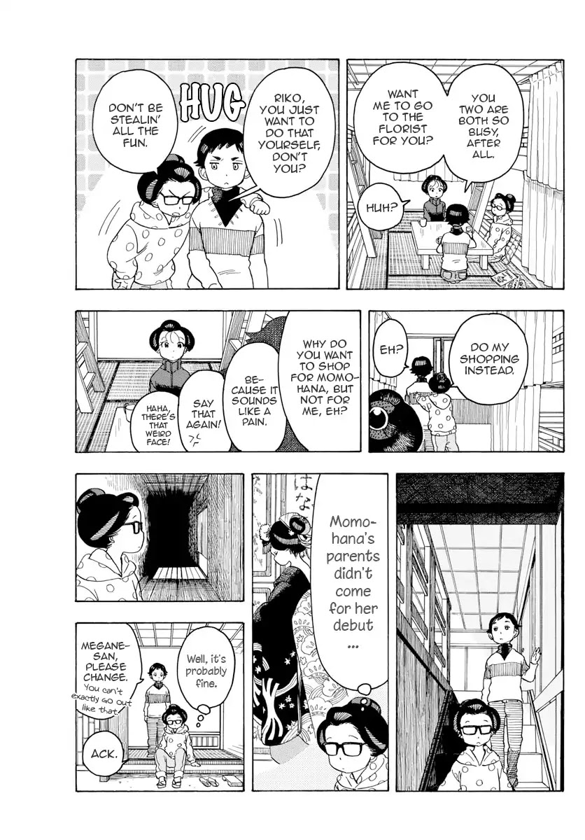 Maiko-san Chi no Makanai-san Chapter 84 page 3 - Chapter 84: To Mother Back Home