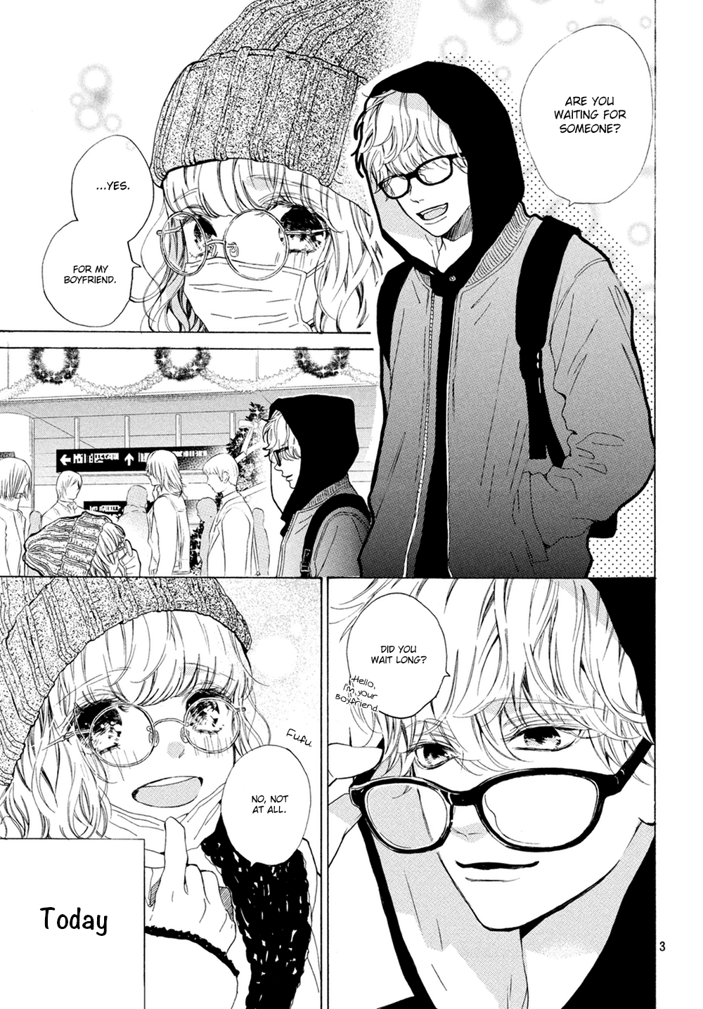 Mainichi Kiss Shite Ii Desu ka? Chapter 11 page 4 - Chapter 11: Kiss on a Holy Night