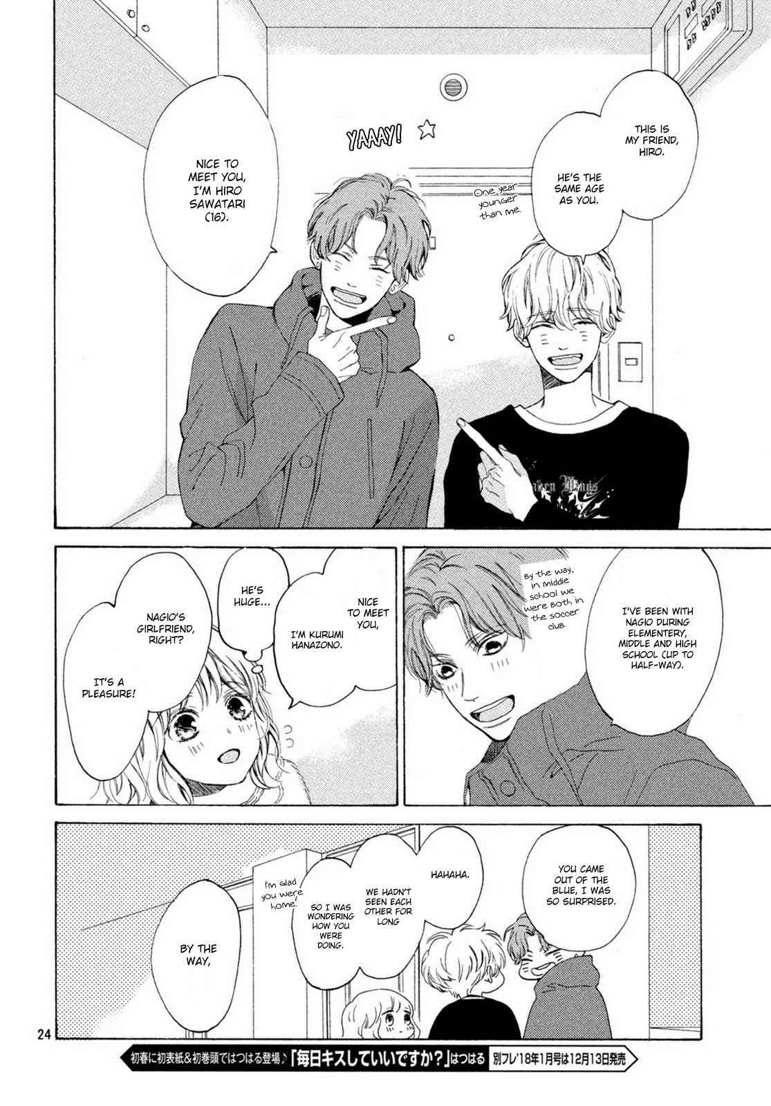 Mainichi Kiss Shite Ii Desu ka? Chapter 12 page 25 - Chapter 12: Kiss Before The Storm