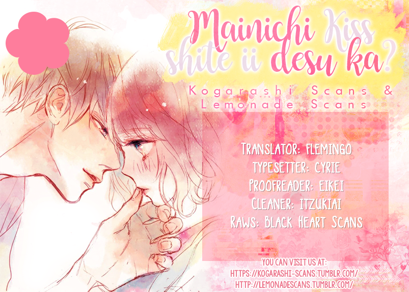 Mainichi Kiss Shite Ii Desu ka? Chapter 13 page 1 - Chapter 13: A Chocolate-Flavored Kiss
