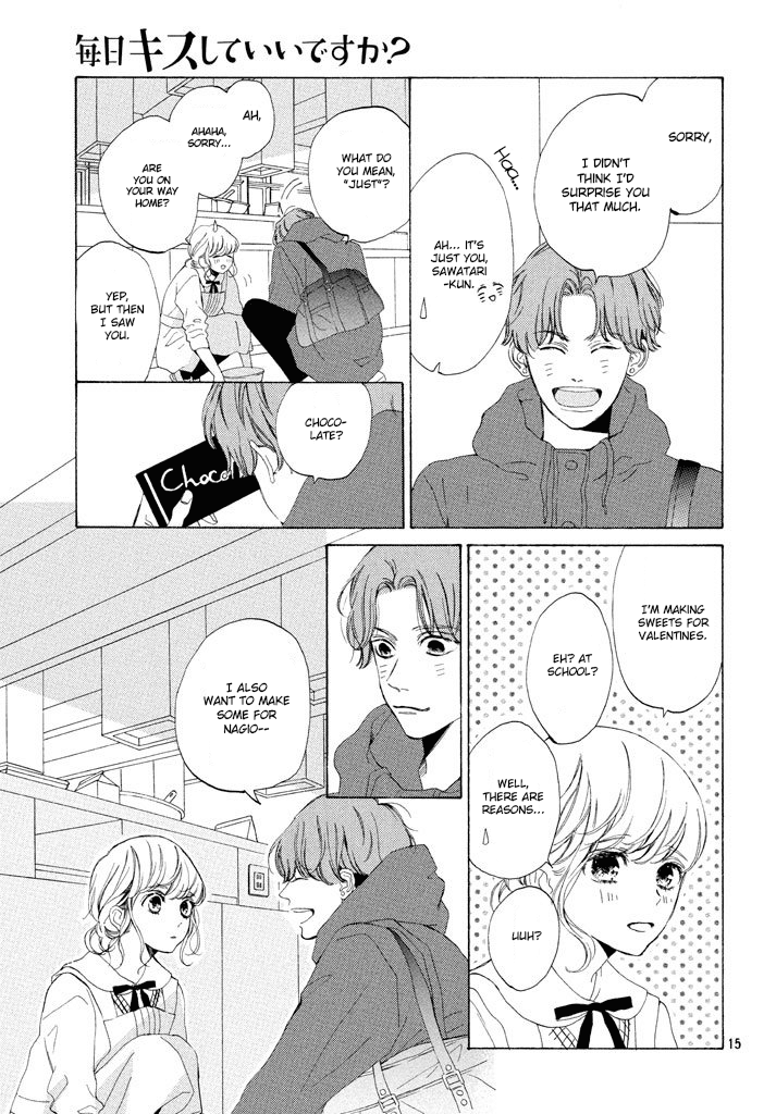 Mainichi Kiss Shite Ii Desu ka? Chapter 13 page 17 - Chapter 13: A Chocolate-Flavored Kiss