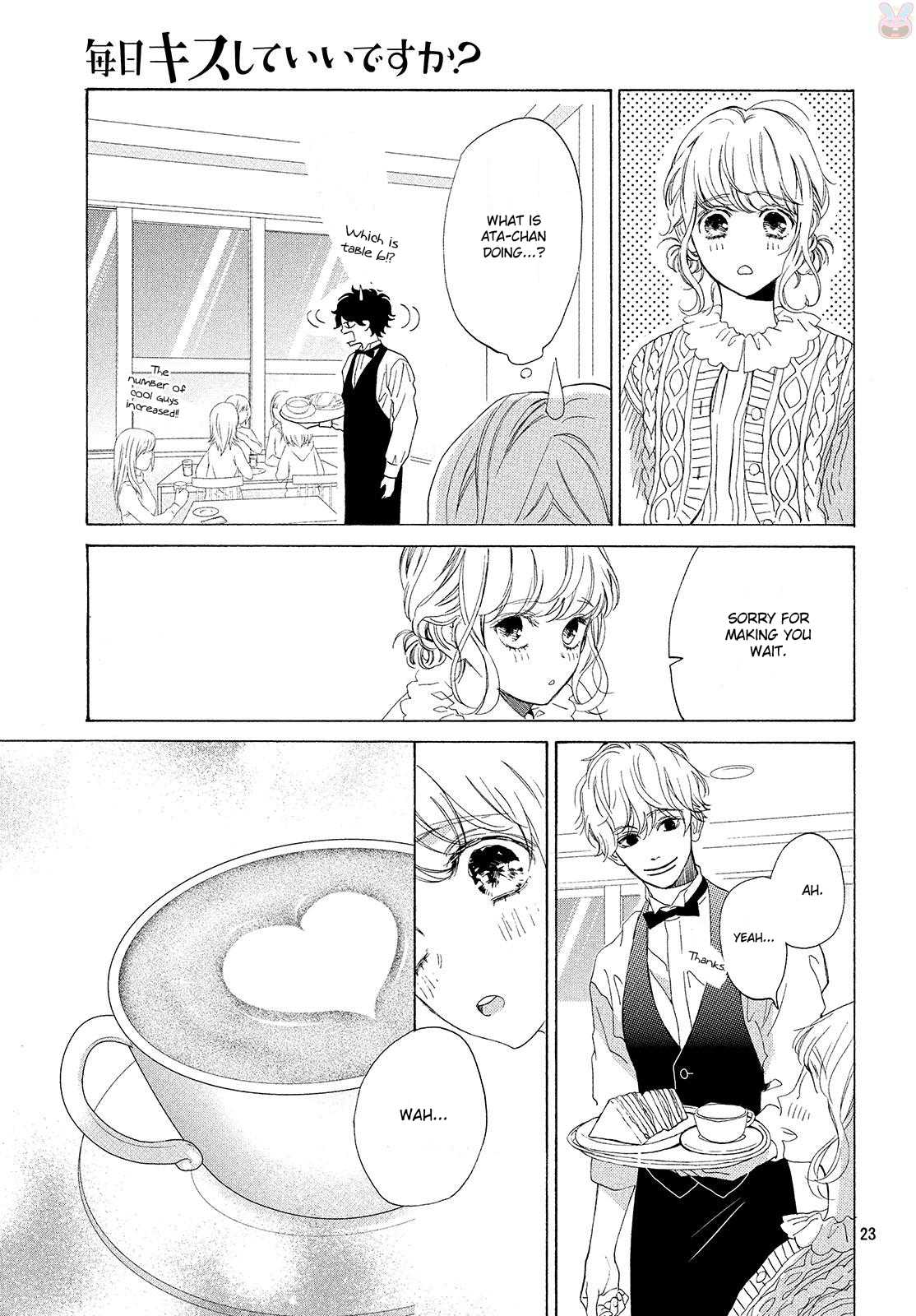 Mainichi Kiss Shite Ii Desu ka? Chapter 14 page 24 - Chapter 14: Stolen Kiss