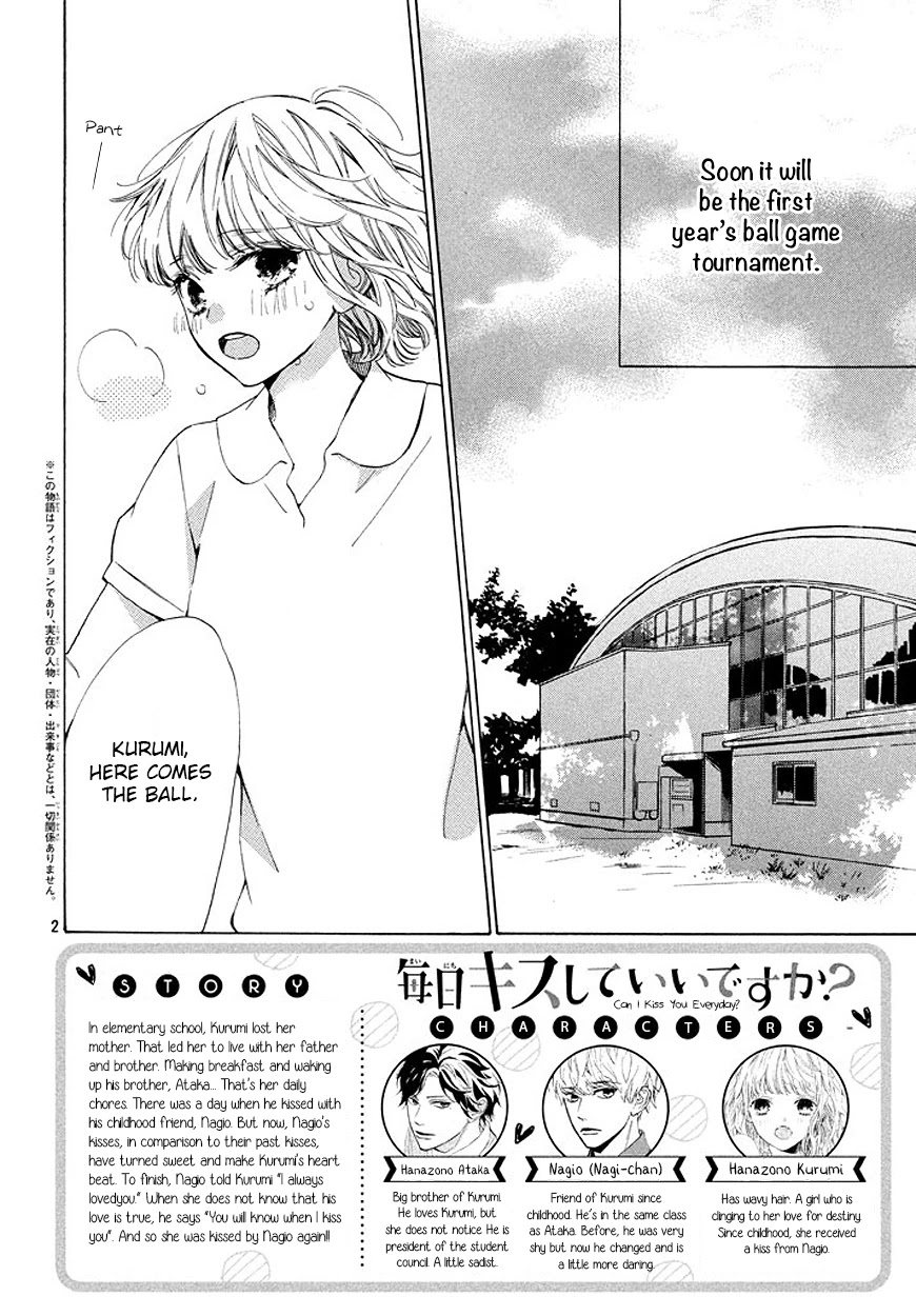Mainichi Kiss Shite Ii Desu ka? Chapter 3 page 3 - Chapter 3: The Price is a Kiss