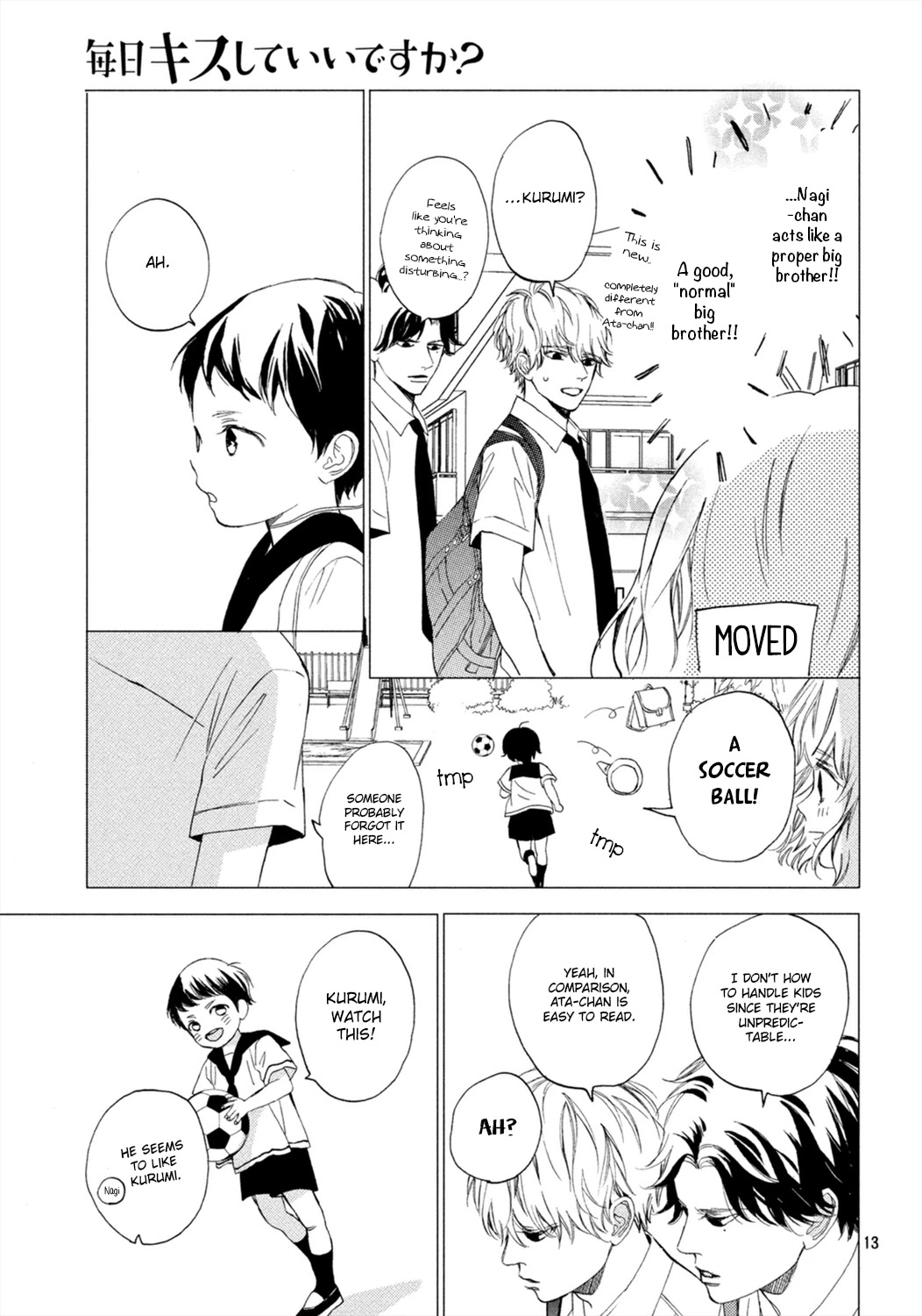 Mainichi Kiss Shite Ii Desu ka? Chapter 7 page 14 - Chapter 7: Kiss in the Park