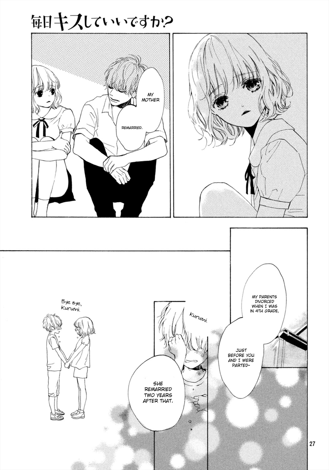 Mainichi Kiss Shite Ii Desu ka? Chapter 7 page 28 - Chapter 7: Kiss in the Park