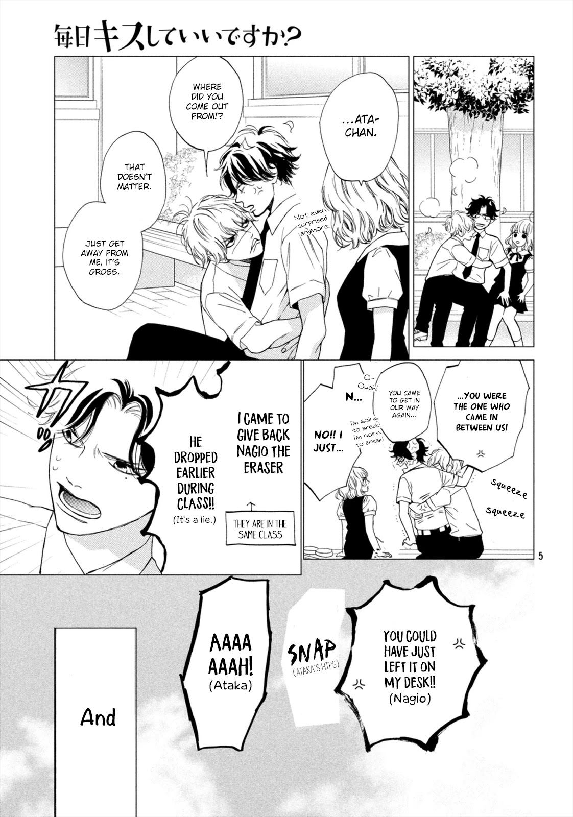 Mainichi Kiss Shite Ii Desu ka? Chapter 8 page 6 - Chapter 8: Kiss at the Sports Festival
