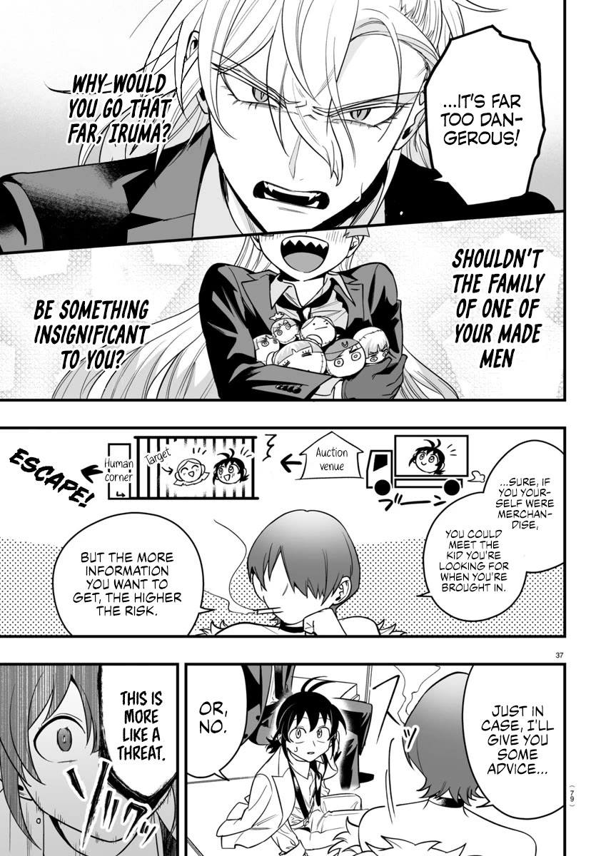 Mairimashita! Iruma-kun Mafia AU Chapter 12 page 35 - Chapter 12: The Right Hand's Determination