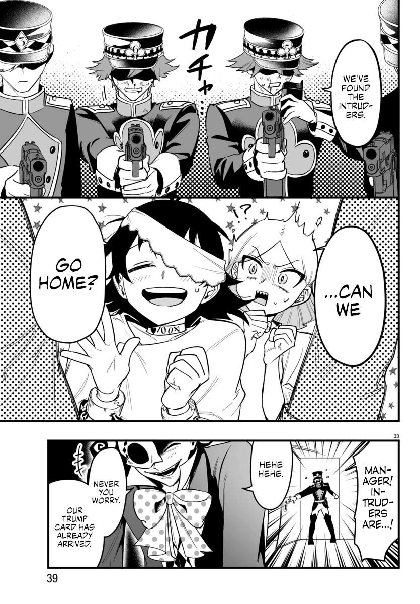 Mairimashita! Iruma-kun Mafia AU Chapter 13 page 35 - Chapter 13: Alice in Justiceland