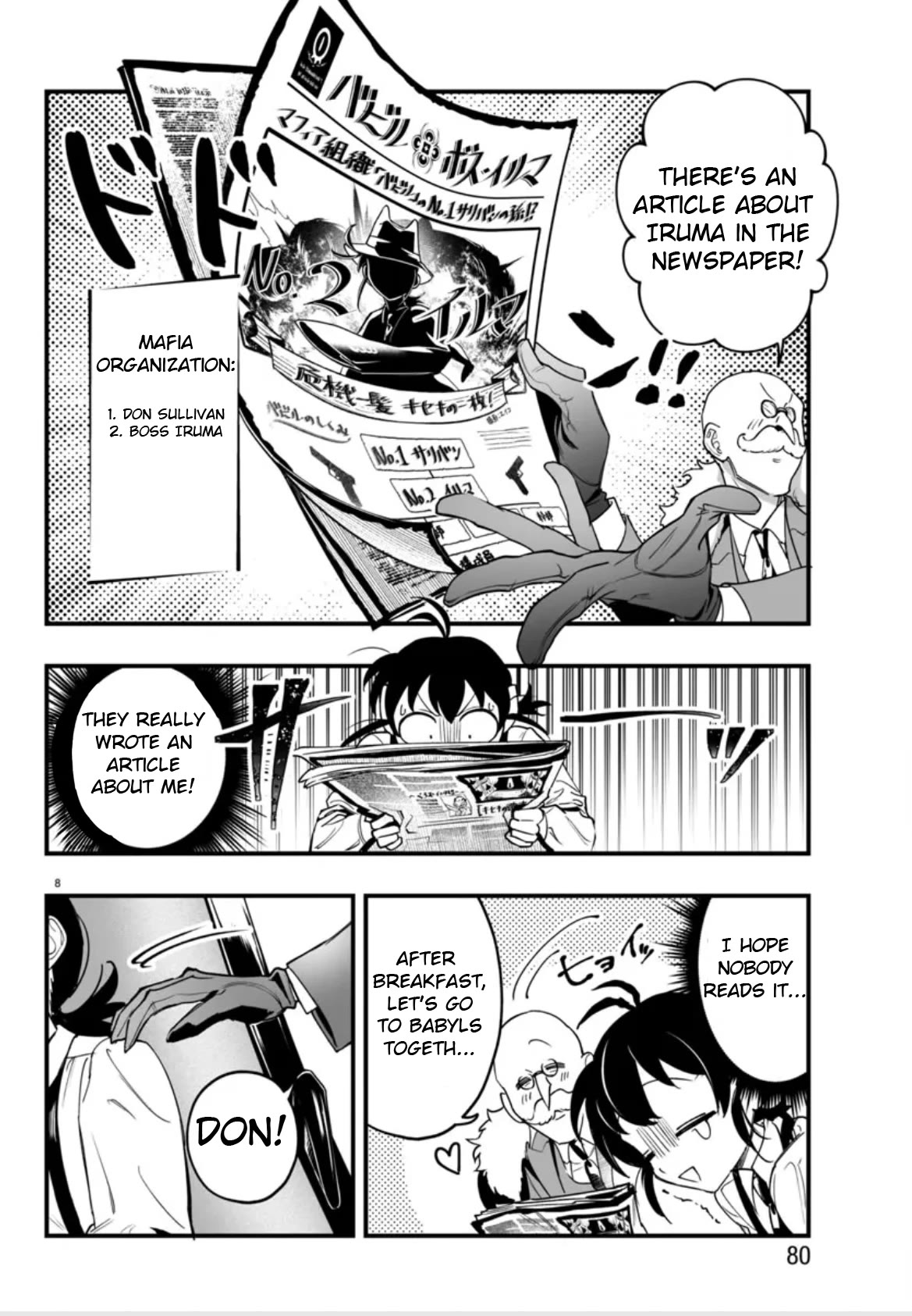 Mairimashita! Iruma-kun Mafia AU Chapter 2 page 8 - Chapter 2