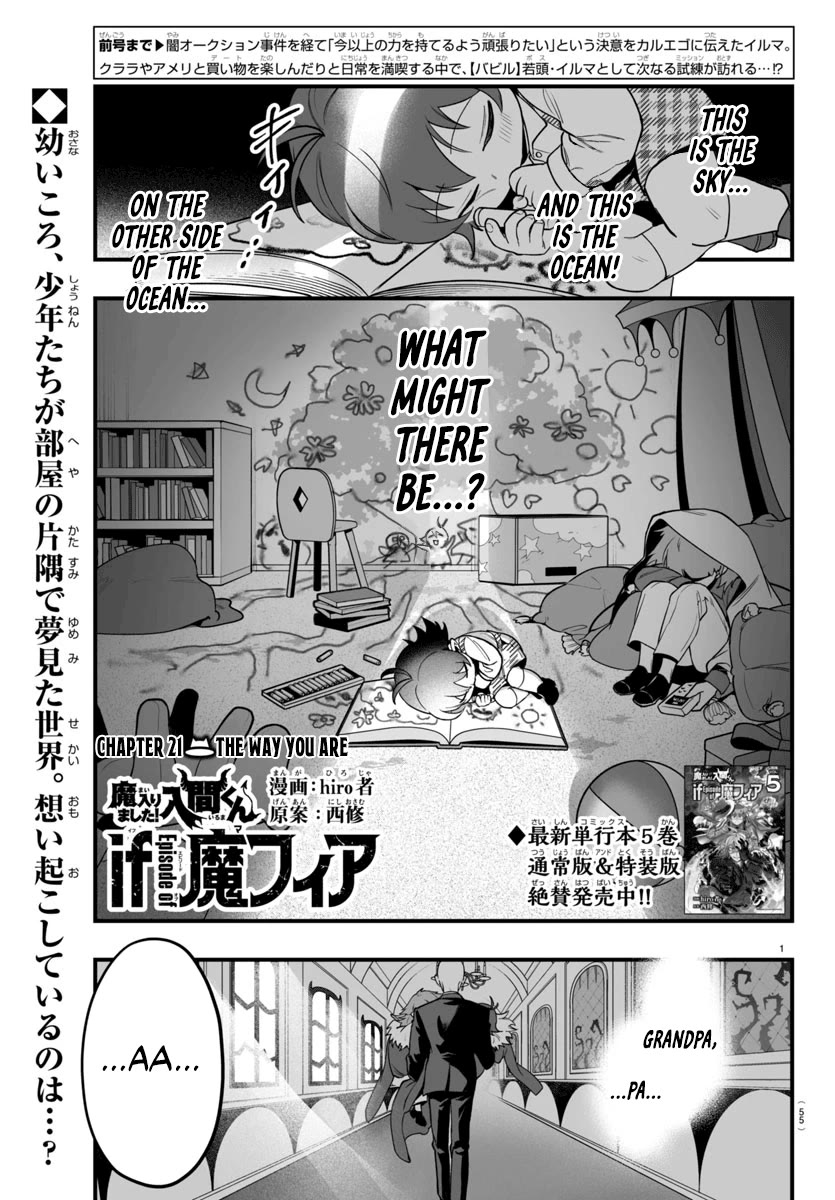 Mairimashita! Iruma-kun Mafia AU Chapter 21 page 1 - Chapter 21: The Way You Are