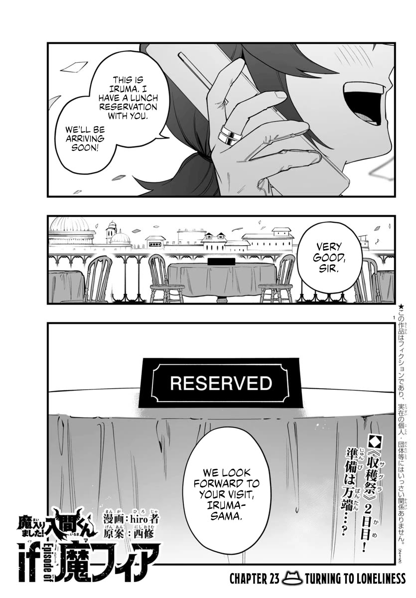 Mairimashita! Iruma-kun Mafia AU Chapter 23 page 1 - Chapter 23: Turning To Loneliness.