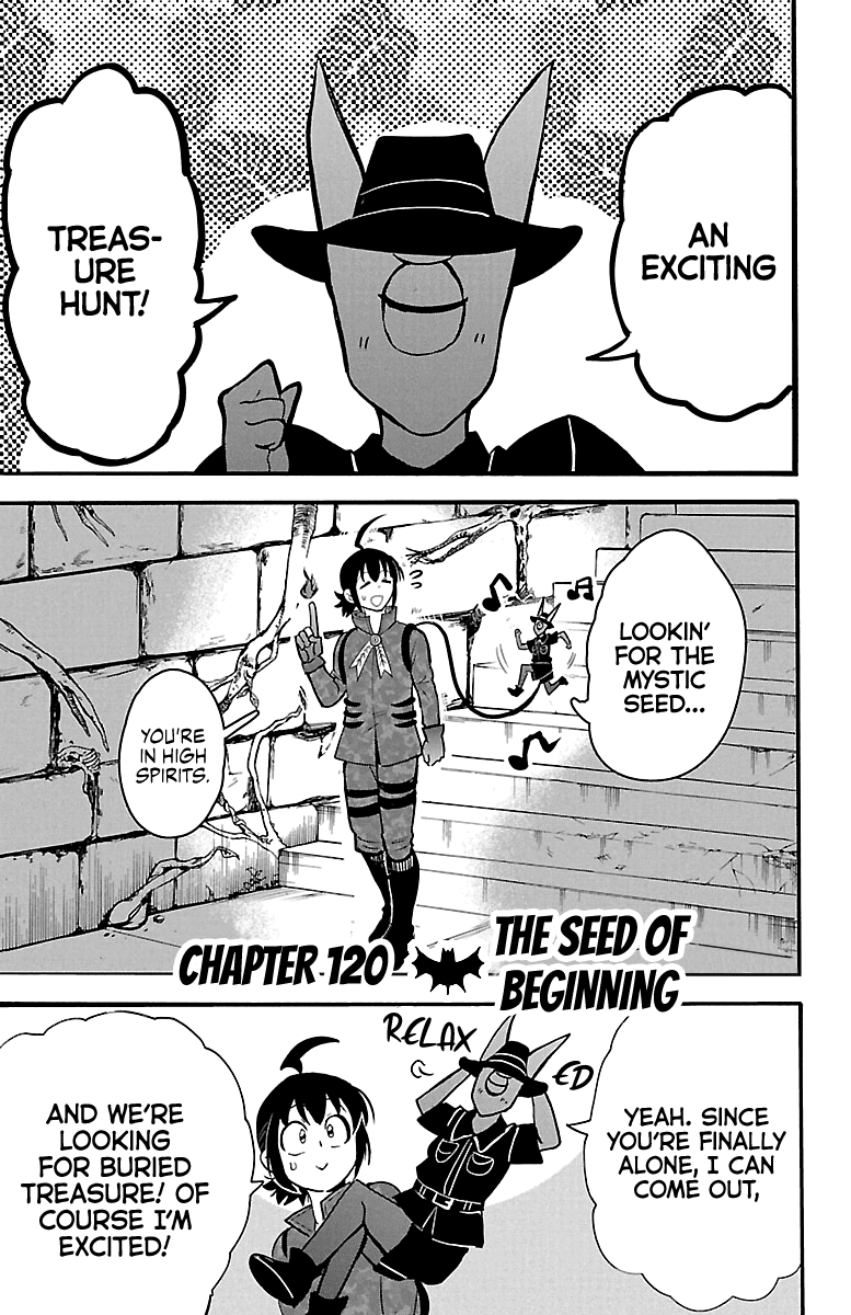 Mairimashita! Iruma-kun Chapter 120 page 1 - Chapter 120: The Seed of Beginning