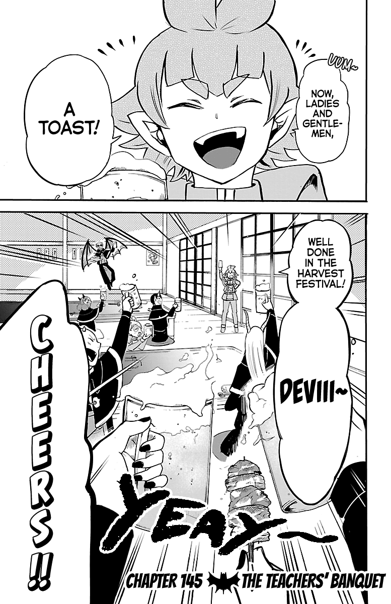 Mairimashita! Iruma-kun Chapter 145 page 1 - Chapter 145: The Teachers' Banquet