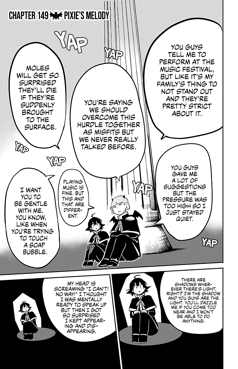 Mairimashita! Iruma-kun Chapter 149 page 1 - Chapter 149: Pixie's Melody