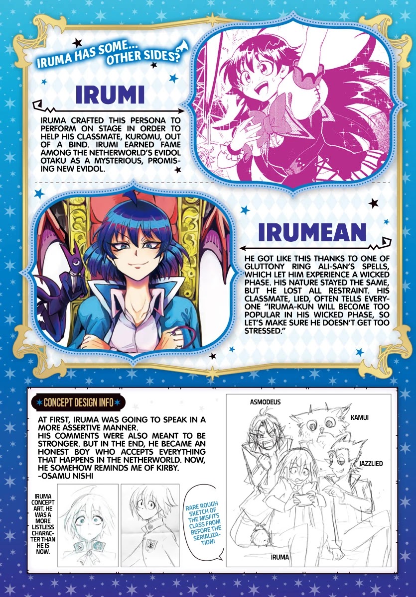 Mairimashita! Iruma-kun Chapter 186.1 page 3 - Chapter 186.1: Character Booklet