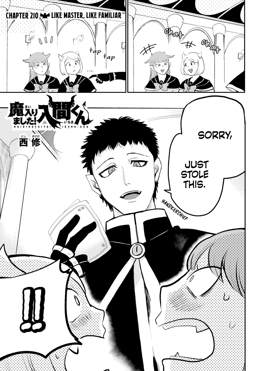 Mairimashita! Iruma-kun Chapter 210 page 1 - Chapter 210