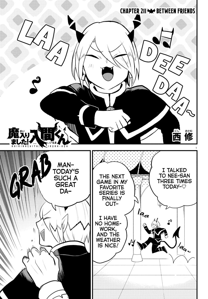 Mairimashita! Iruma-kun Chapter 211 page 1 - Chapter 211: Between Friends