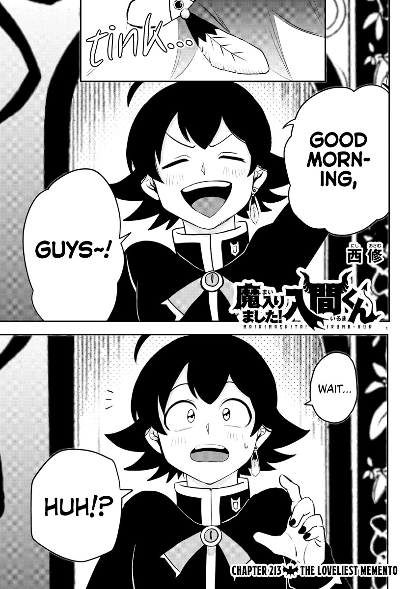 Mairimashita! Iruma-kun Chapter 213 page 1 - Chapter 213: The Loveliest Memento.