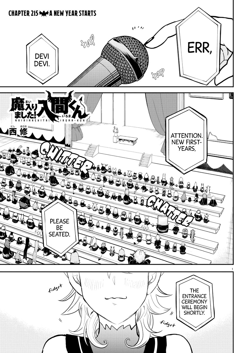 Mairimashita! Iruma-kun Chapter 215 page 1 - Chapter 215: A New Year Starts