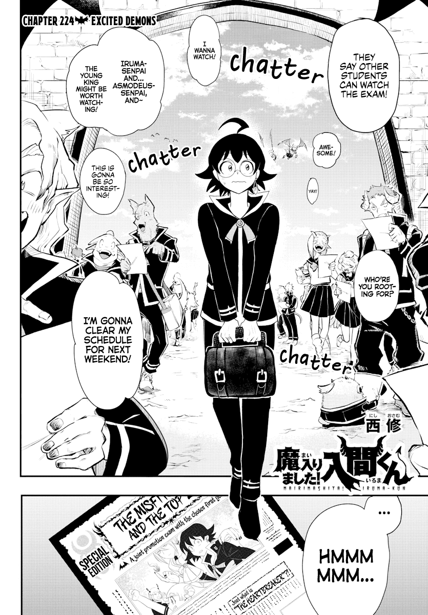 Mairimashita! Iruma-kun Chapter 224 page 2 - Chapter 224: Excited Demons
