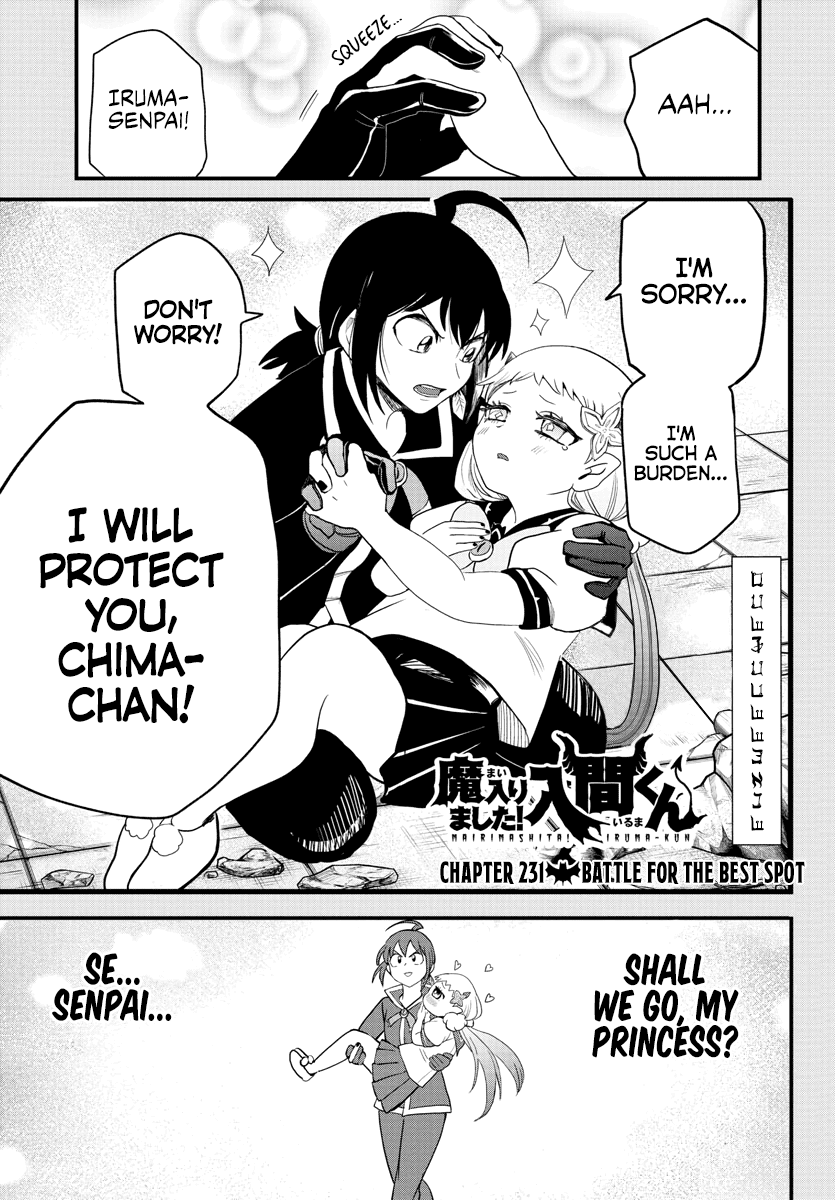 Mairimashita! Iruma-kun Chapter 231 page 1 - Chapter 231: Battle For The Best Spot.