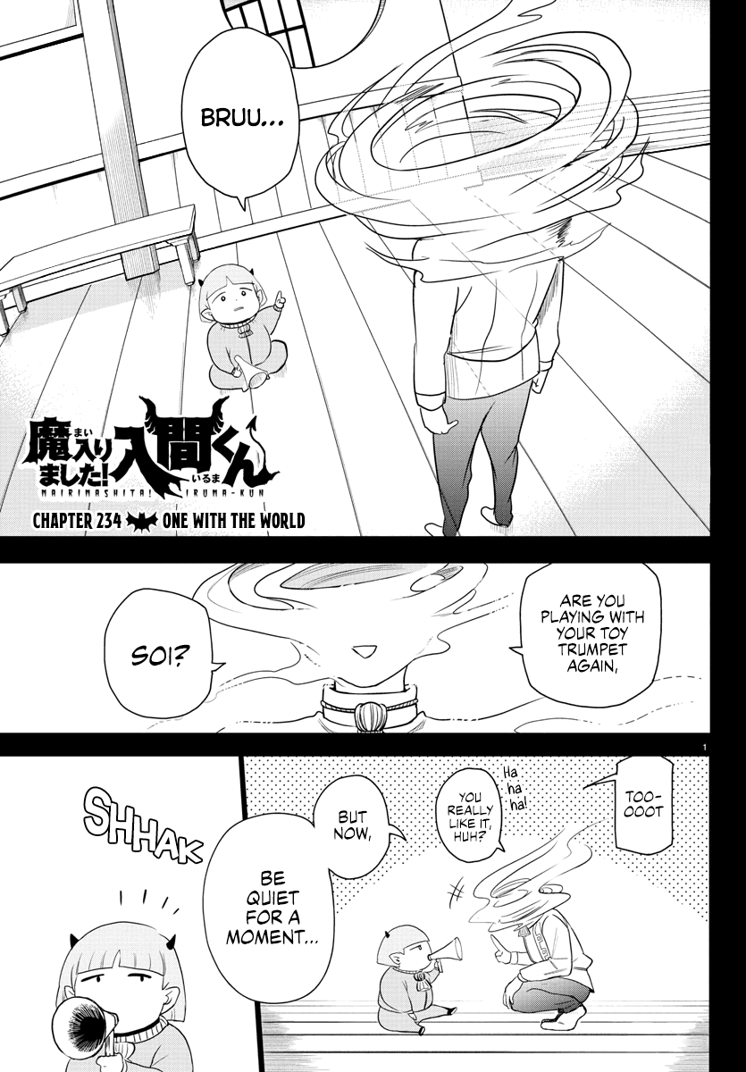 Mairimashita! Iruma-kun Chapter 234 page 1 - Chapter 234: One With The World