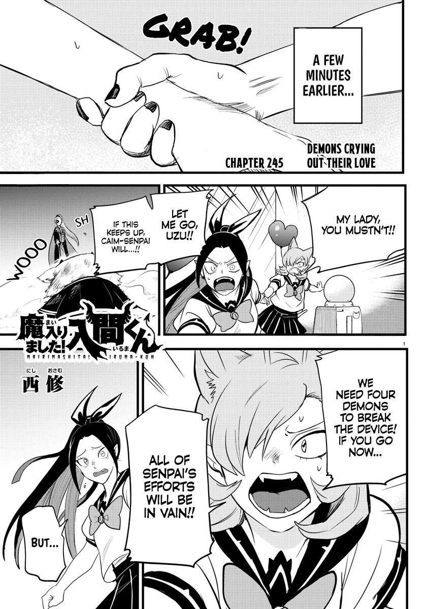 Mairimashita! Iruma-kun Chapter 245 page 1 - Chapter 245: Demons Crying Out Their Love