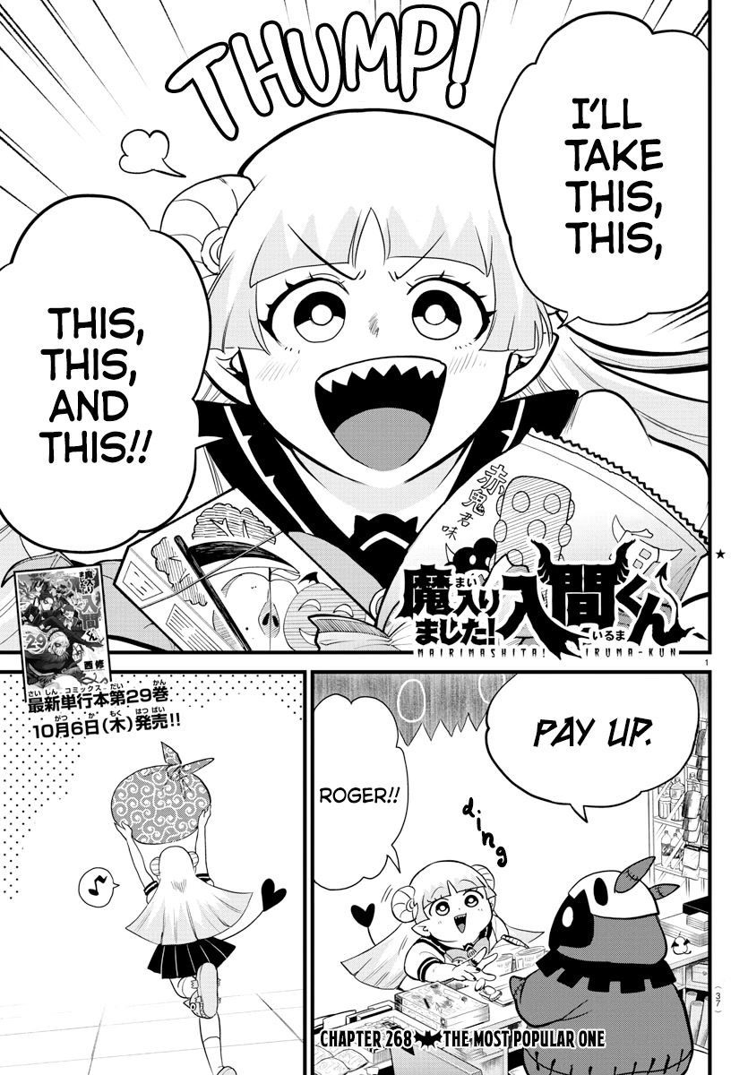 Mairimashita! Iruma-kun Chapter 268 page 1 - Chapter 268: The Most Popular One