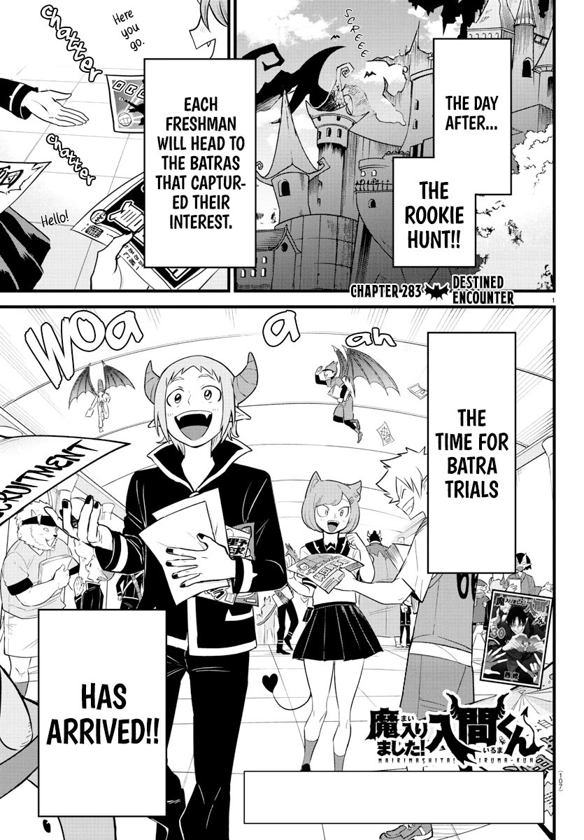 Mairimashita! Iruma-kun Chapter 283 page 1 - Chapter 283: Destined Encounter