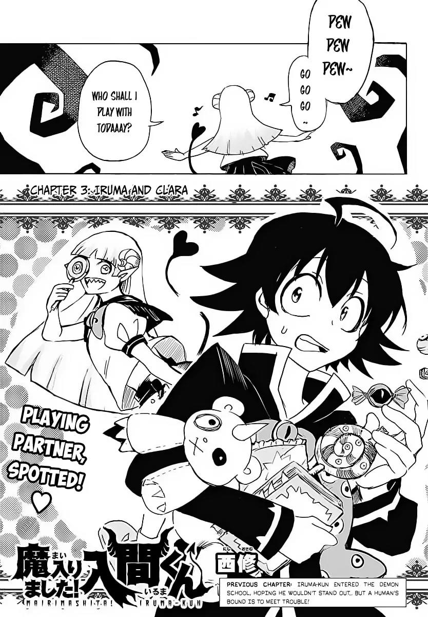 Mairimashita! Iruma-kun Chapter 3 page 2 - Chapter 3: Iruma and Clara