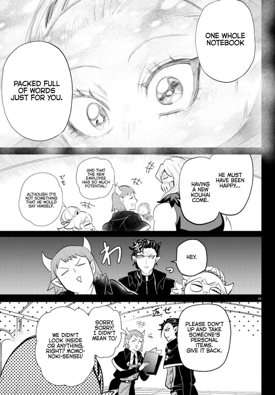 Mairimashita! Iruma-kun Chapter 318 page 14 - Chapter 318: The New Teacher, Momonoki - Part 2