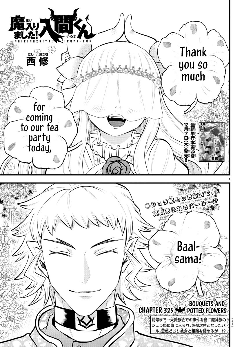 Mairimashita! Iruma-kun Chapter 325 page 1 - Chapter 325: Bouquets and Potted Flowers