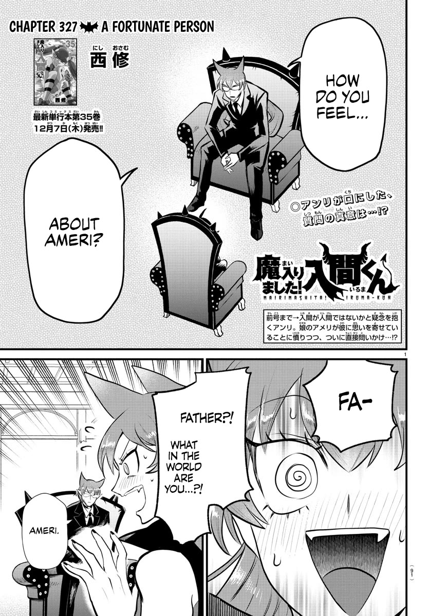 Mairimashita! Iruma-kun Chapter 327 page 1 - Chapter 327: A Fortunate Person