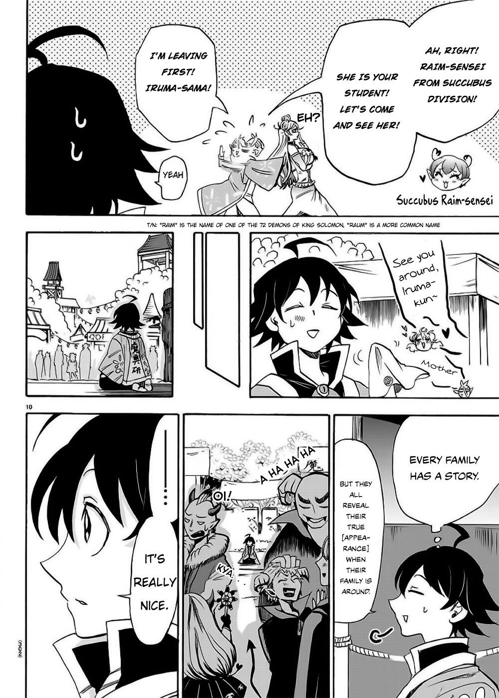Mairimashita! Iruma-kun Chapter 36 page 11 - Chapter 36: Spending time with family