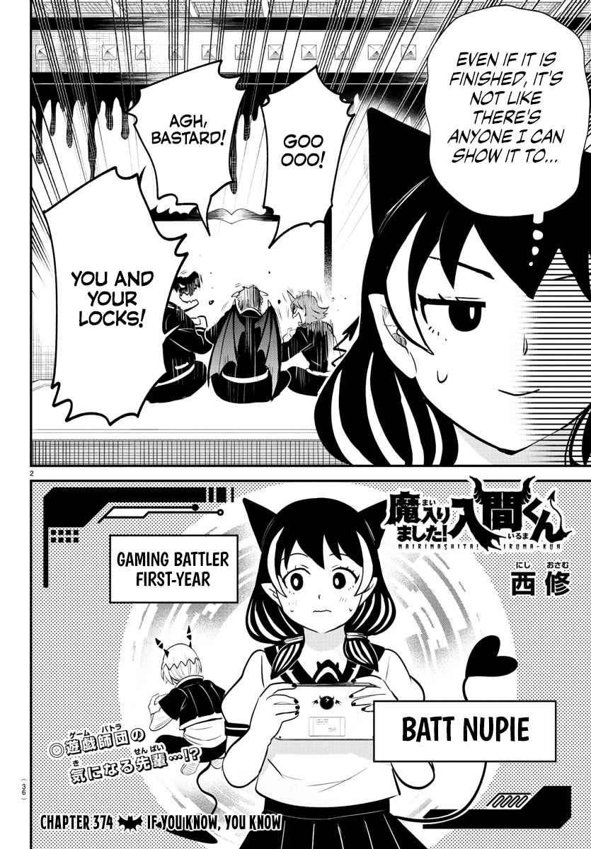 Mairimashita! Iruma-kun Chapter 374 page 2 - Chapter 374: If You Know, You Know
