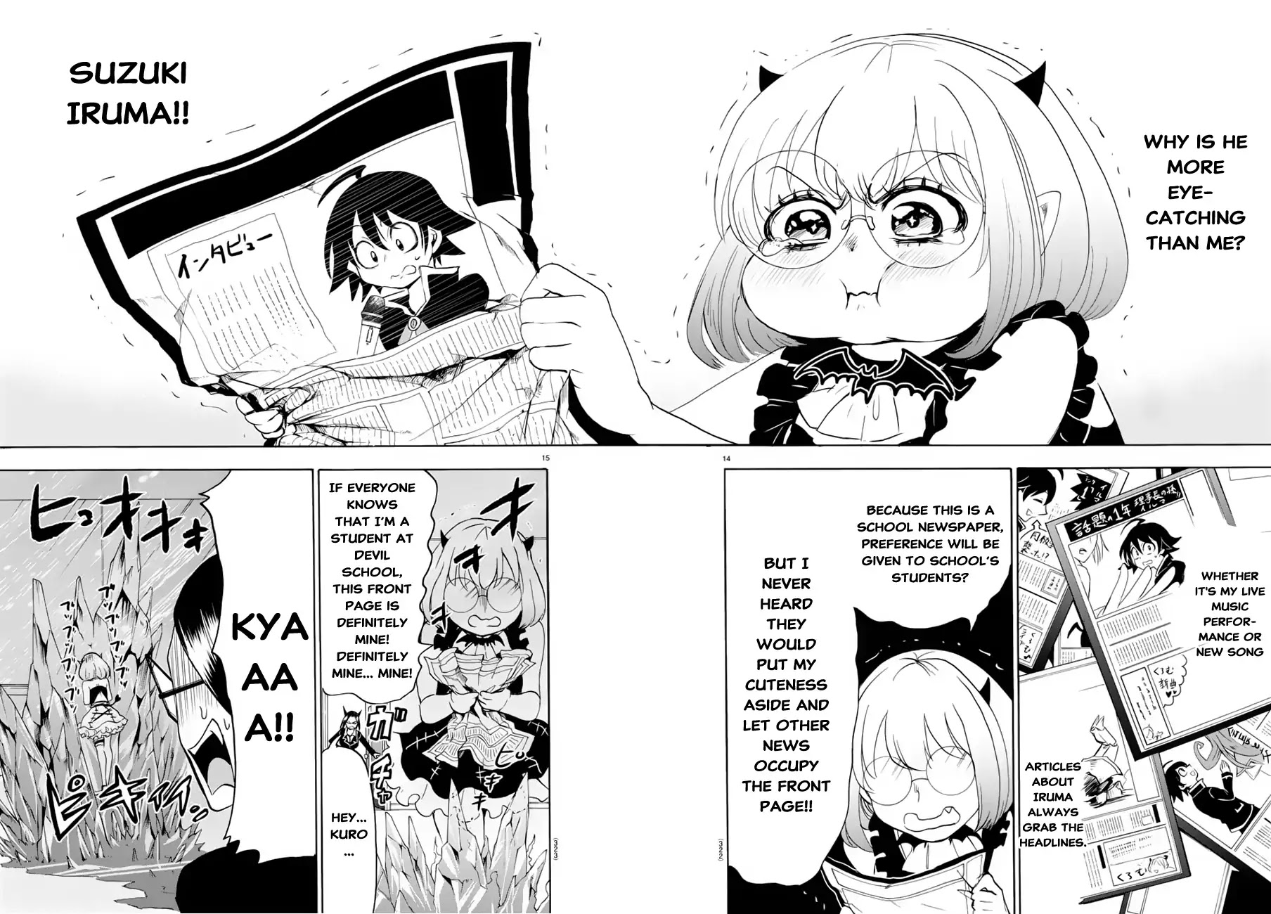 Mairimashita! Iruma-kun Chapter 40 page 15 - Chapter 40: Akudol Kuromu-chan