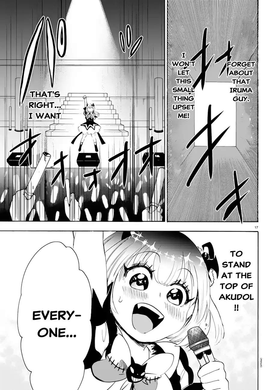 Mairimashita! Iruma-kun Chapter 40 page 17 - Chapter 40: Akudol Kuromu-chan