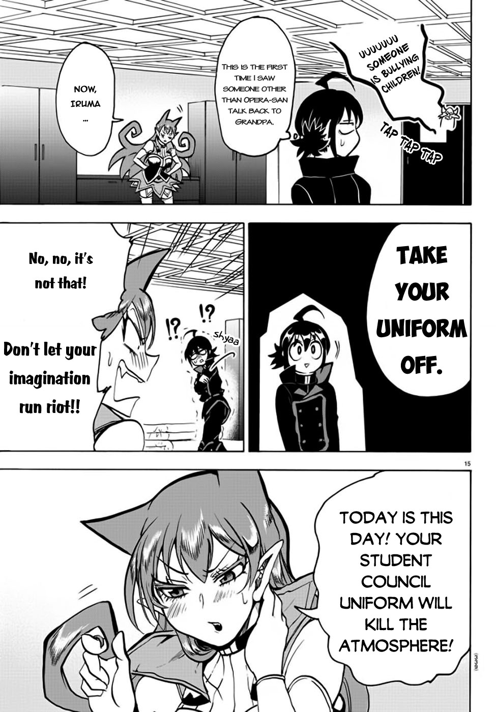 Mairimashita! Iruma-kun Chapter 47 page 14 - Chapter 47: The Cruel Student Council